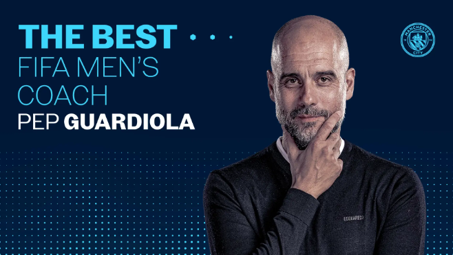 Pep Guardiola vinner välförtjänt pris för bästa fotbollsmanager för herrar!