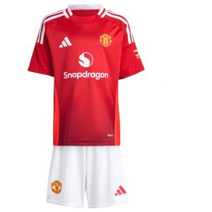 Manchester United Hemma Fotbollströja Barn 2024/25